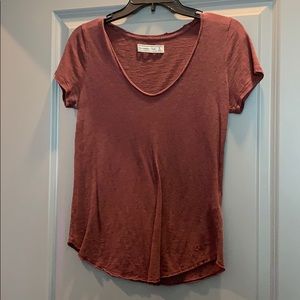 Maroon Abercrombie T-Shirt